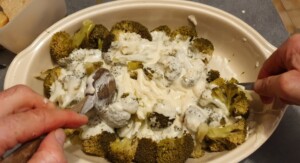 Gratin de Brocolis au Roquefort - Instruction 3