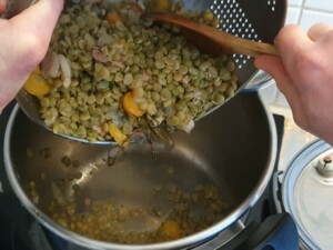 Pois cassés en purée - Instruction 7