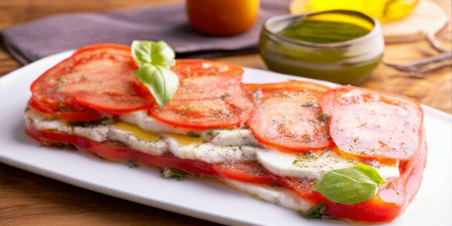 Terrine d’été à la Mozzarella