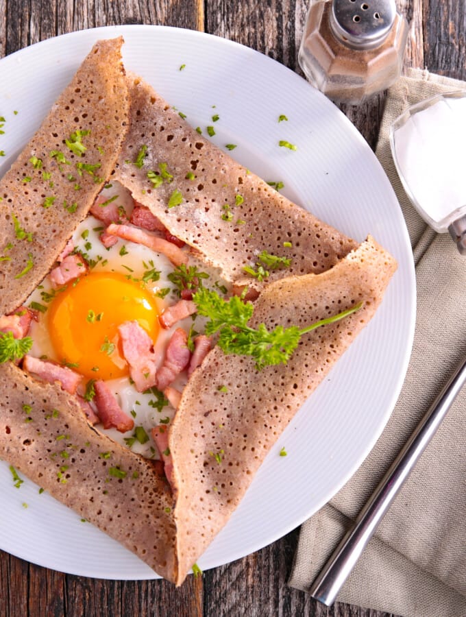 Galette bretonne à la bière et au blé noir sarrasin