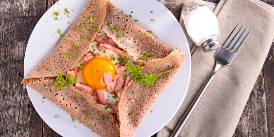 Galette bretonne à la bière et au blé noir sarrasin