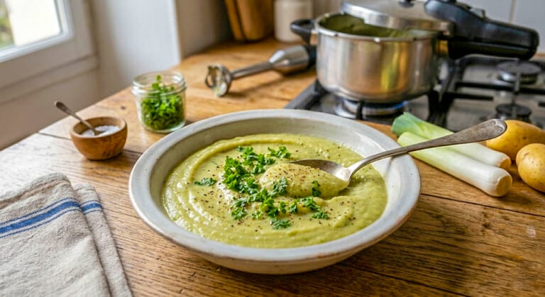 Purée de Poireaux et Pommes de Terre