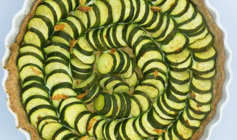 Tarte courgettes épices