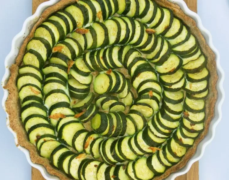 Tarte courgettes épices