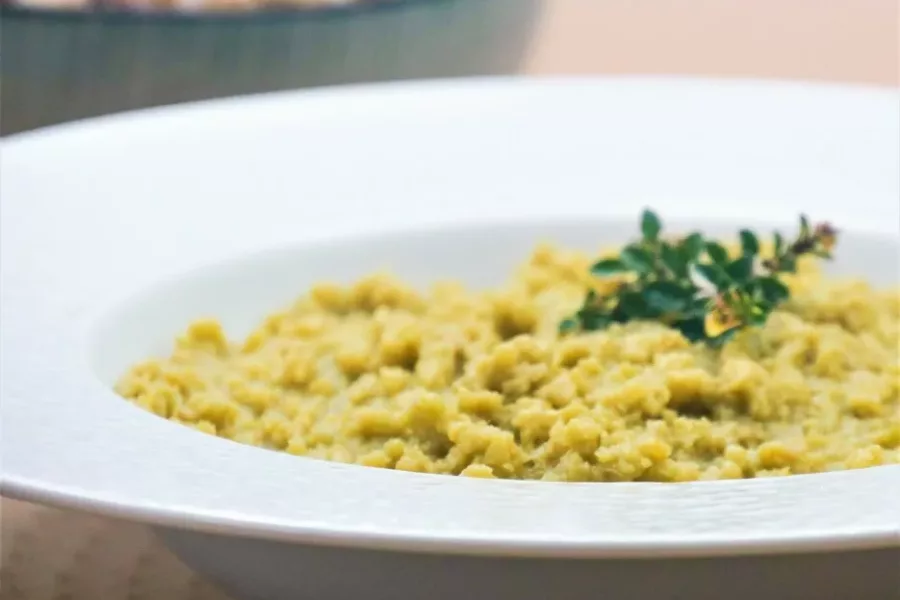 Pois cassés en purée
