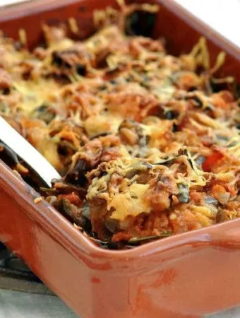Gratin d'aubergines à la tomate