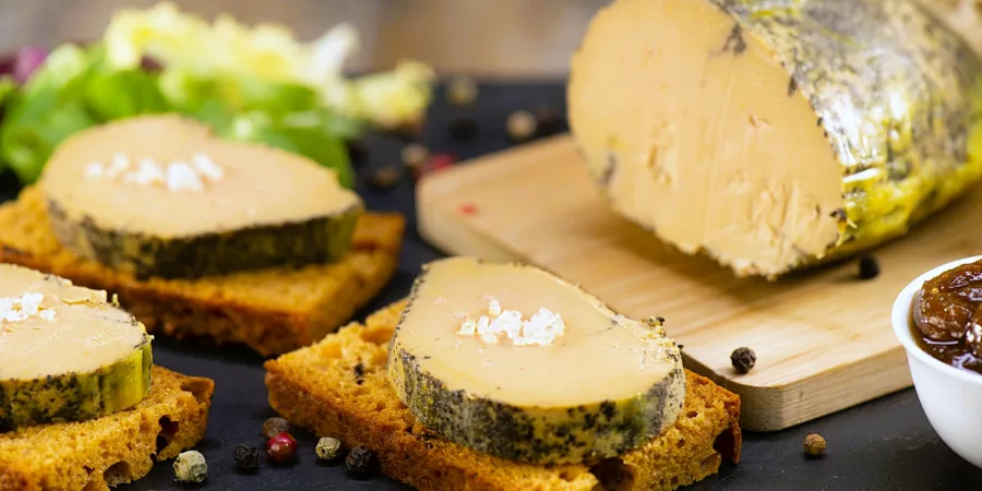 Foie gras mi-cuit en médaillons