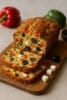 Cake aux Olives, aux poivrons et à la Féta