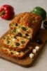 Cake aux Olives, aux poivrons et à la Féta Cake aux Olives, aux poivrons et à la Féta