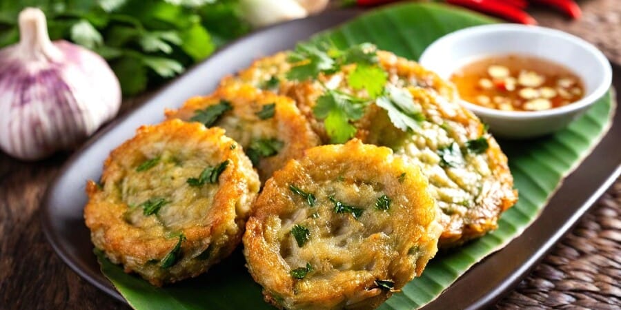 Croquettes de poisson Thaï (Thot Man Pla)