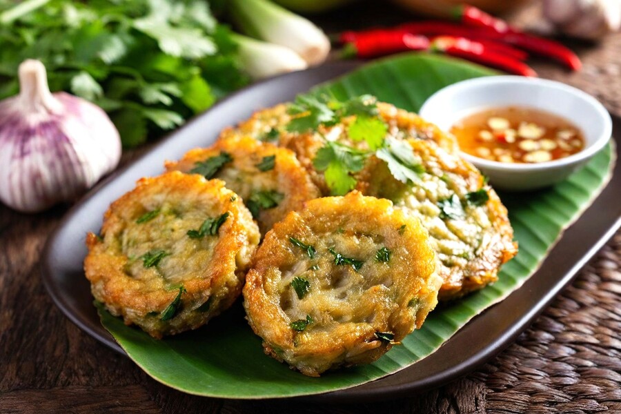 Croquettes de poisson Thaï (Thot Man Pla)