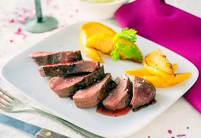 magrets de canard aux pommes et au cidre