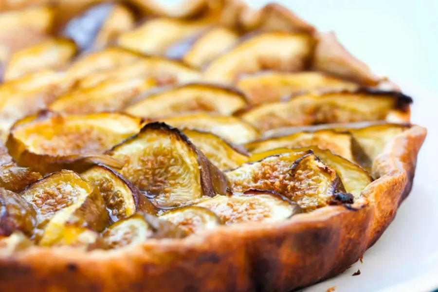 Tarte aux figues fraîches