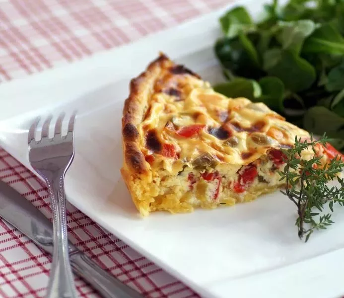 Tarte aux poivrons