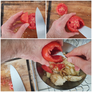 Légumes d’été farcis - Instruction 1