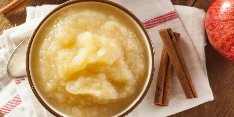 Compote de pommes légère
