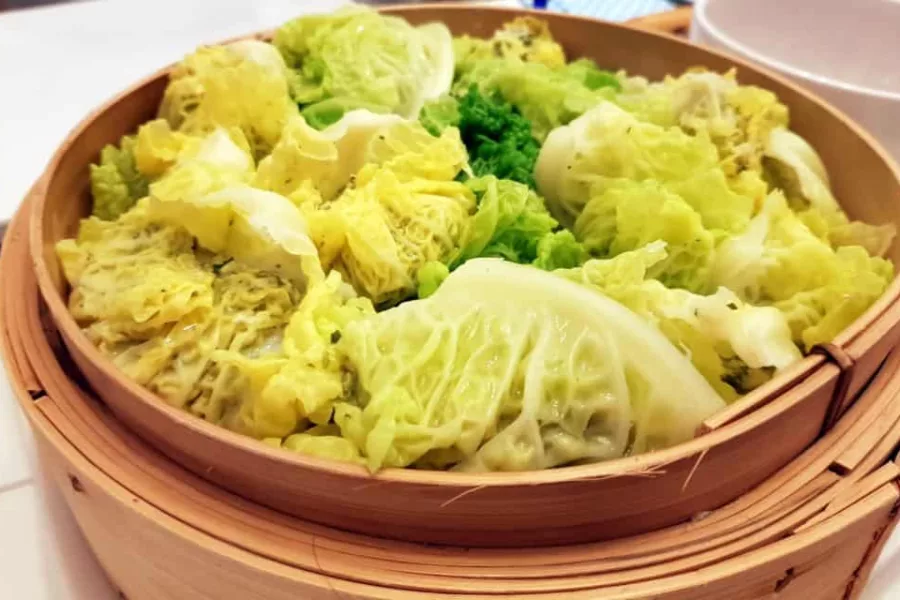 Bouchées chinoises au chou et au poulet