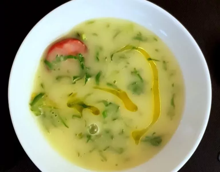 Soupe de chou Kale au Chorizo