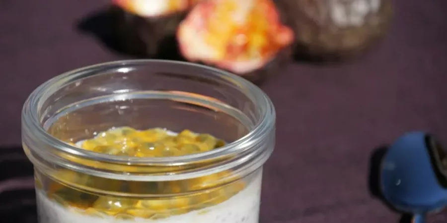 Lait de coco aux graines de chia