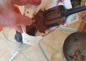 Verrine crumble, chocolat, banane au citron vert - Instruction 12