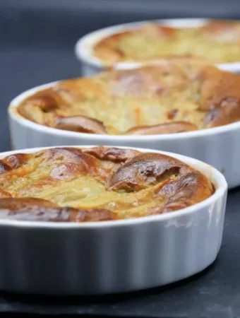 Mini-clafoutis poires et graines de courge