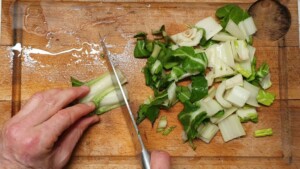 Fondue de blettes aux lardons - Instruction 0