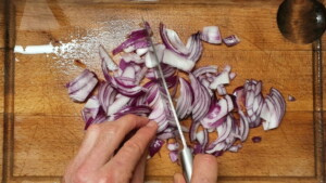 Fondue de blettes aux lardons - Instruction 2