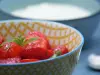 Salade de fraises citron-verveine sans sucre Salade de fraises citron-verveine sans sucre