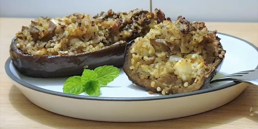 Aubergines farcies à la Féta
