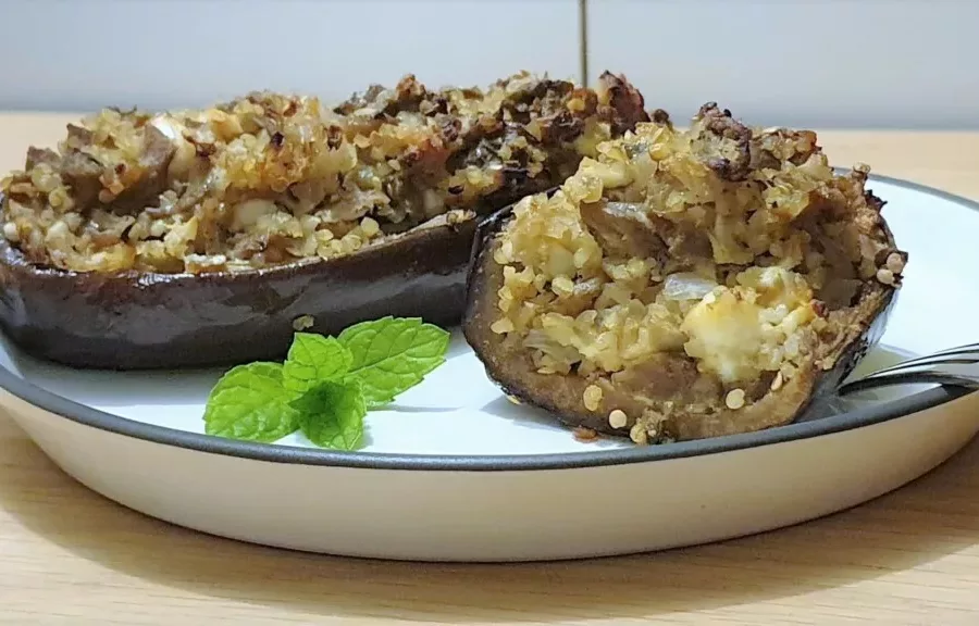 Aubergines farcies à la Féta