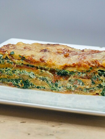 Lasagnes à la ricotta et aux épinards