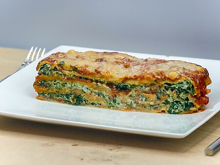 Lasagnes à la ricotta et aux épinards