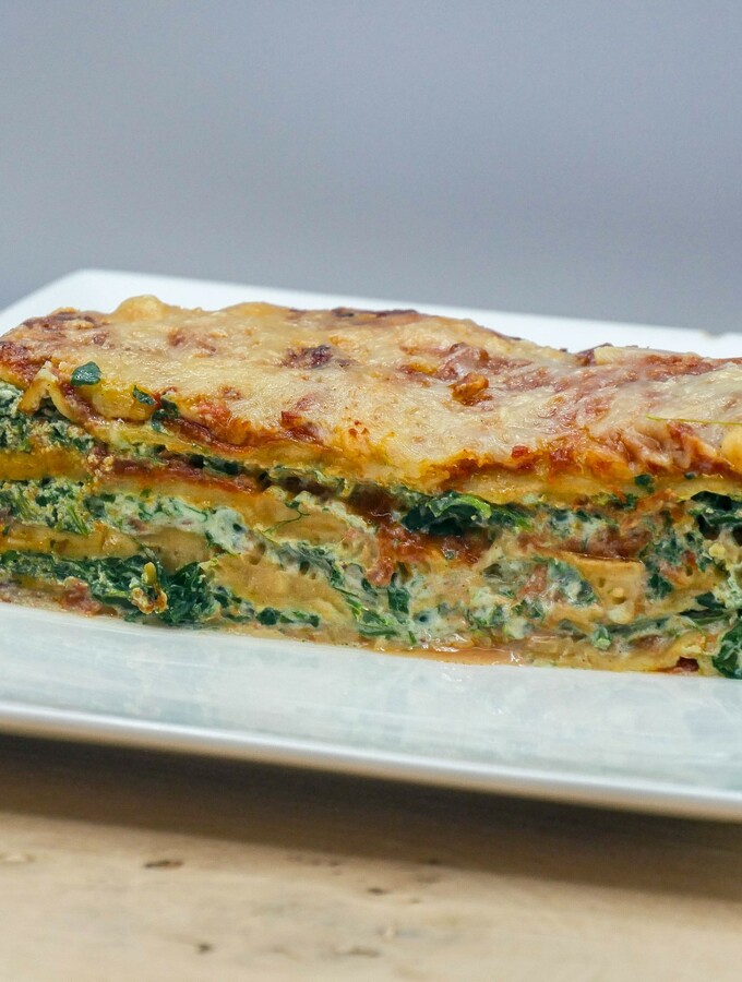 Lasagnes à la ricotta et aux épinards
