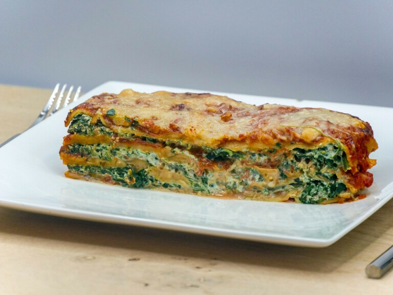 Lasagnes à la ricotta et aux épinards