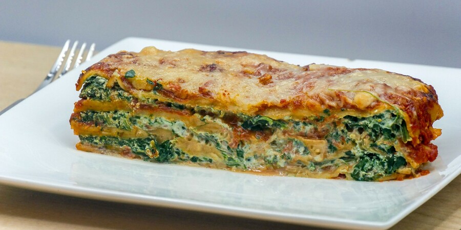 Lasagnes à la ricotta et aux épinards