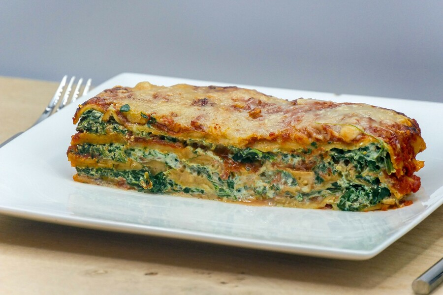 Lasagnes à la ricotta et aux épinards