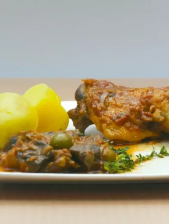 Poulet aux olives