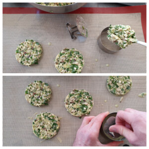 Croquettes aux oignon nouveaux, champignons et tofu - Instruction 7