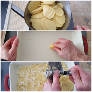 Gratin de pommes de terre au Comté - Instruction 3