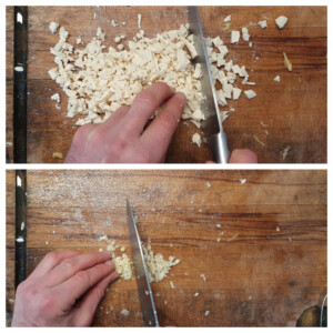 Croquettes aux oignon nouveaux, champignons et tofu - Instruction 5