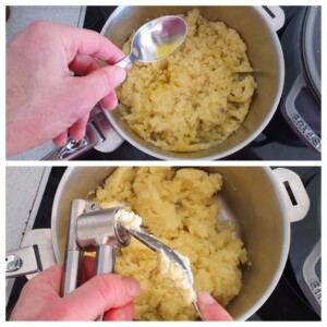 Ecrasée de pomme de terre à l’huile d’olive - Instruction 4
