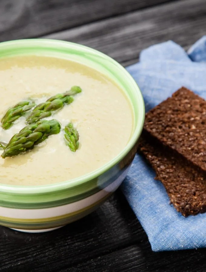 Velouté d&rsquo;asperges vertes