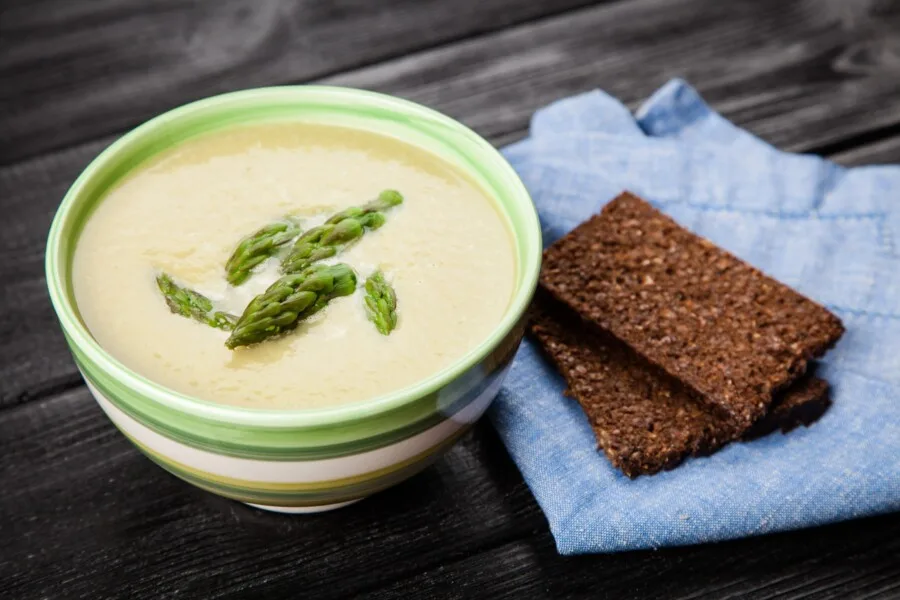 Velouté d&rsquo;asperges vertes