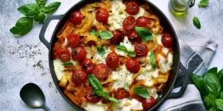 Pâtes tomate feta