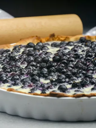 Tarte aux myrtilles des Pyrénées