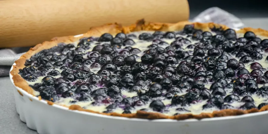 Tarte aux myrtilles des Pyrénées