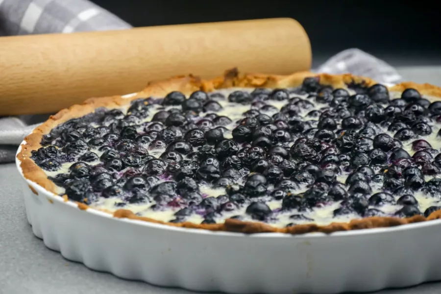 Tarte aux myrtilles des Pyrénées