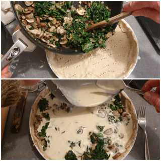 Tarte potimarron épinards - Instruction 12