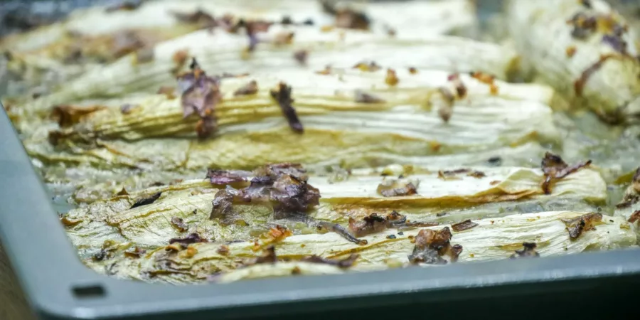 Endives braisées au four