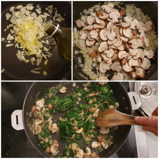 Tarte potimarron épinards - Instruction 6